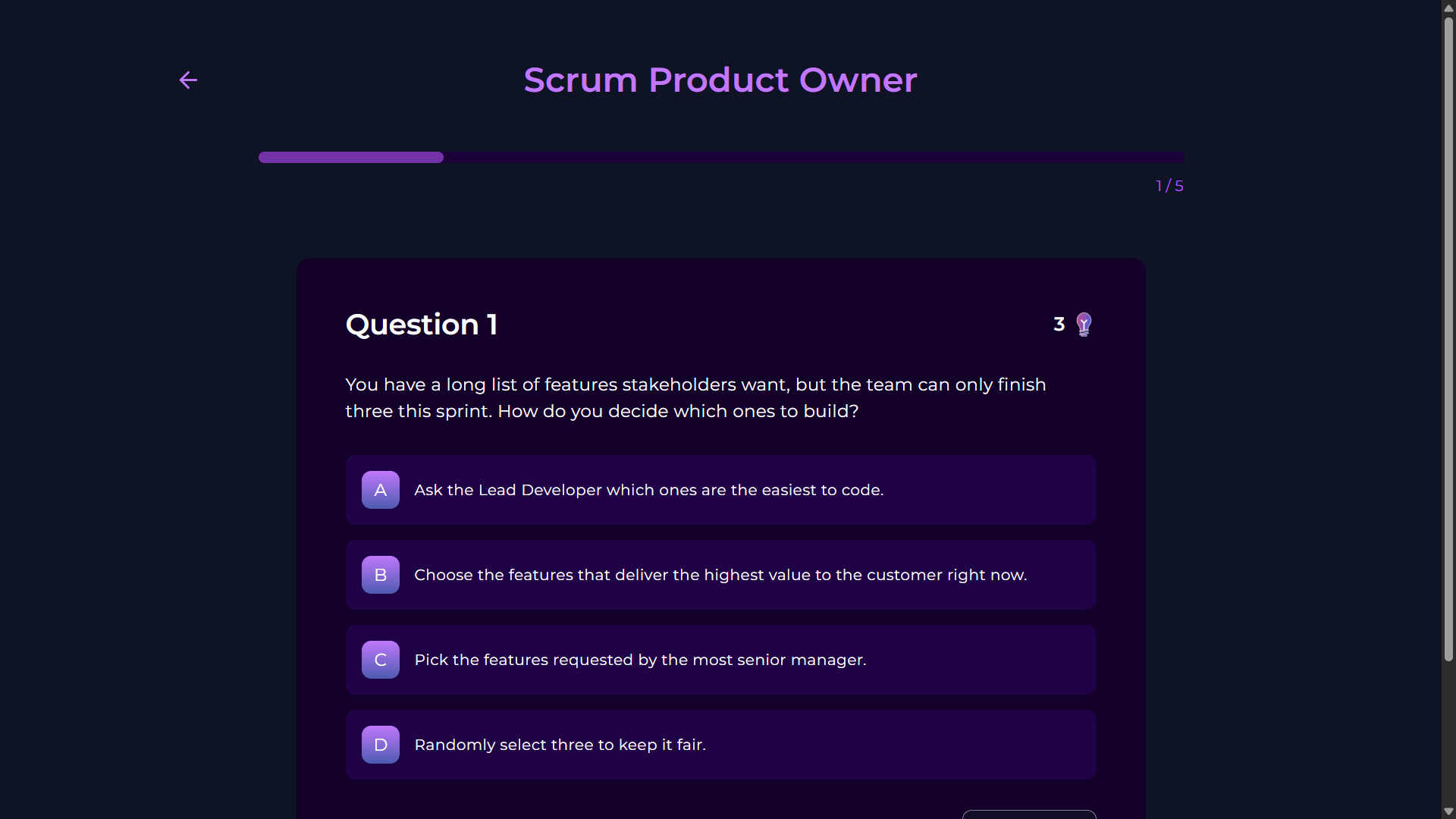 Confido quiz